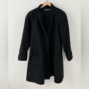 Herman Kay Women’s Wool Pea Coat Black Size 12
